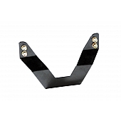 Dee Zee License Plate Bracket - Black Steel - DZLPMOUNT