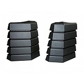 Daystar Hood Vent - Polyurethane Black Set Of 2 - KJ71042BK