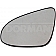Help! By Dorman Exterior Mirror Glass Rectangular Manual Single - 55021