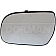 Help! By Dorman Exterior Mirror Glass Rectangular Manual Single - 55022