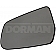 Help! By Dorman Exterior Mirror Glass OEM Manual Single - 55041