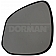 Help! By Dorman Exterior Mirror Glass OEM Manual Single - 56197