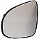 Help! By Dorman Exterior Mirror Glass OEM Manual Single - 56998
