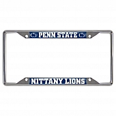 Fan Mat License Plate Frame - Penn State Logo Metal - 14880