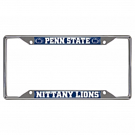 Fan Mat License Plate Frame - Penn State Logo Metal - 14880