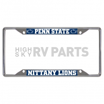 Fan Mat License Plate Frame - Penn State Logo Metal - 14880