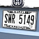 Fan Mat License Plate Frame - NFL Oakland Raiders Logo Metal - 15035