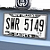 Fan Mat License Plate Frame - NFL New Orleans Saints Logo Metal - 15037