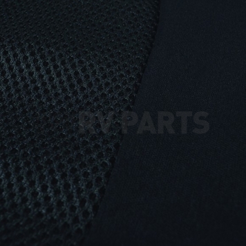 Fan Mat Seat Cover Polyester Black Single - 15612-1