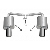 Gibson Exhaust American Axle Back System - 619699