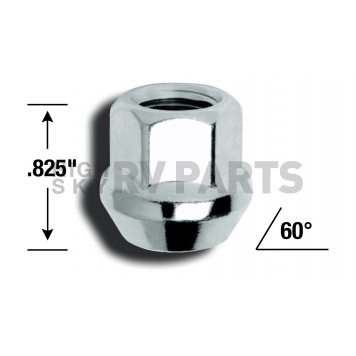 Gorilla Lug Nut 12x1.5 Zinc Plated Pack Of 4 - 30037B