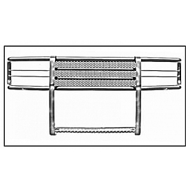 Go Industries Grille Guard - Black Powder Coated Steel - 46671
