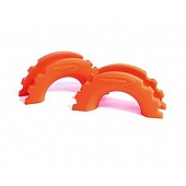 Daystar D-Ring Isolator - 3/4 Inch Orange Polyurethane Set Of 2 - KU70056AG