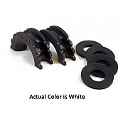 Daystar D-Ring Isolator - 3/4 Inch White Polyurethane Set Of 2 - KU70057WH