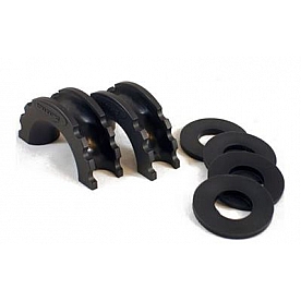 Daystar D-Ring Isolator - 3/4 Inch Black Polyurethane Set Of 2 - KU70058BK
