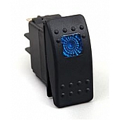 Daystar Multi Purpose Rocker Switch 20 Amp Black - KU80011