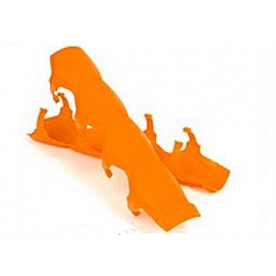 Daystar Shock Absorber Armor Thermoplastic Polyurethane Orange Set Of 2 - MX00329AG