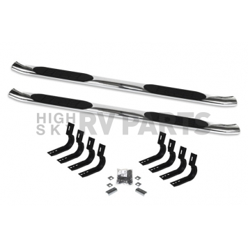 Go Rhino Nerf Bar 4 Inch Stainless Steel Oval Bent - 67048PS-1