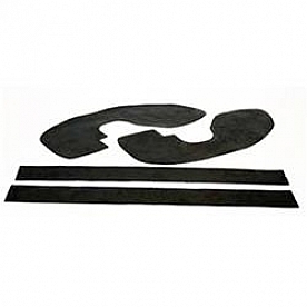 Daystar Lift Kit Body Gap Guard Black Urethane Set Of 2 - PA6547