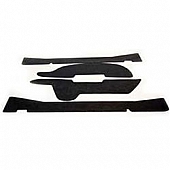 Daystar Lift Kit Body Gap Guard Black Urethane Set Of 4 - PA6730