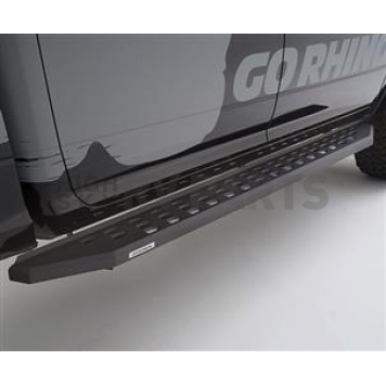 Go Rhino Running Board Black Textured Powder Coated Steel Stationary - 69450673PC