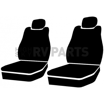 Fia Seat Cover Saddle Blanket Set Of 2 - TRS49-44 BLACK-1
