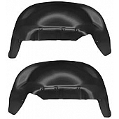 Husky Fender Well Liner Thermoplastic Olefin Black - Rear Set Of 2 - 79061