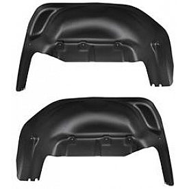 Husky Fender Well Liner Thermoplastic Olefin Black - Rear Set of 2 - 79071