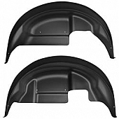 Husky Fender Well Liner Thermoplastic Olefin Black - Rear Set of 2 - 79151