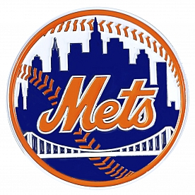 Fan Mat Emblem - MLB New York Mets Metal - 26646