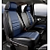 Fia Seat Cover Simulated Leather One Row - SL67-42 BLUE