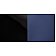Fia Seat Cover Simulated Leather One Row - SL67-42 BLUE