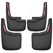 Husky Liner Mud Flap - Black Matte Thermoplastic Set Of 4 - 58456