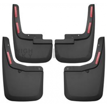 Husky Liner Mud Flap - Black Matte Thermoplastic Set Of 4 - 58456