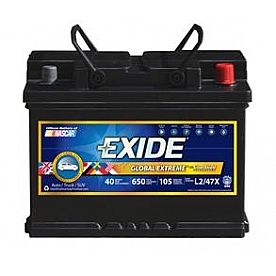 Exide Technologies Car Battery Classic Series L2/ 47/ H5 Group - L2/47C