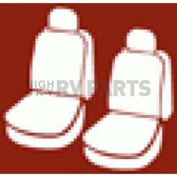 Fia Seat Cover Polycotton Set Of 2 - SP801 GRAY-2