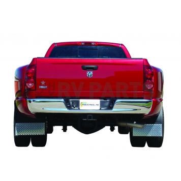 Go Industries Mud Flap - Black Rubber Set Of 2 - D70764SET-1
