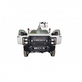 Go Industries Grille Guard - Black Textured Powder Coated Steel - ET005