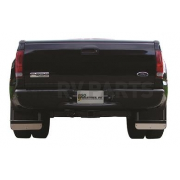 Go Industries Mud Flap - Black Rubber Set Of 2 - S70732SET