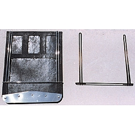 Go Industries Mud Flap - Black Stainless Steel Set Of 2 - S70736SET