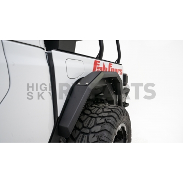 Fab Fours Fender Flare - Black Steel Powder Coat Set Of 2 - JT1001-1