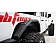 Fab Fours Fender Flare - Black Steel Powder Coat Set Of 2 - JT1001-1