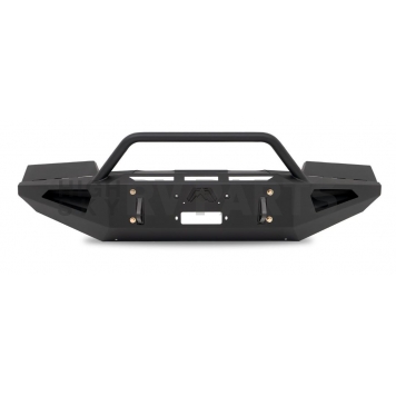 Fab Fours Bumper Red Steel 1-Piece Design Steel Black - GM11-RS2862-1