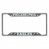 Fan Mat License Plate Frame - NFL Philadelphia Eagles Logo Metal - 17215