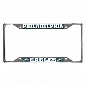 Fan Mat License Plate Frame - NFL Philadelphia Eagles Logo Metal - 17215