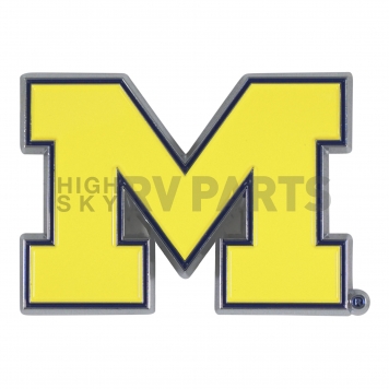 Fan Mat Emblem - University Of Michigan Metal - 22228