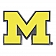 Fan Mat Emblem - University Of Michigan Metal - 22228