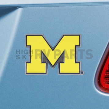 Fan Mat Emblem - University Of Michigan Metal - 22228-1