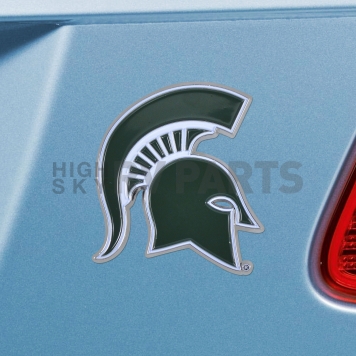 Fan Mat Emblem - University Of Michigan State Metal - 22229-1