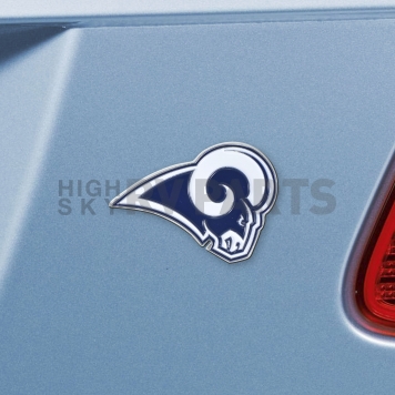 Fan Mat Emblem - NFL Los Angeles Rams Metal - 22575-1